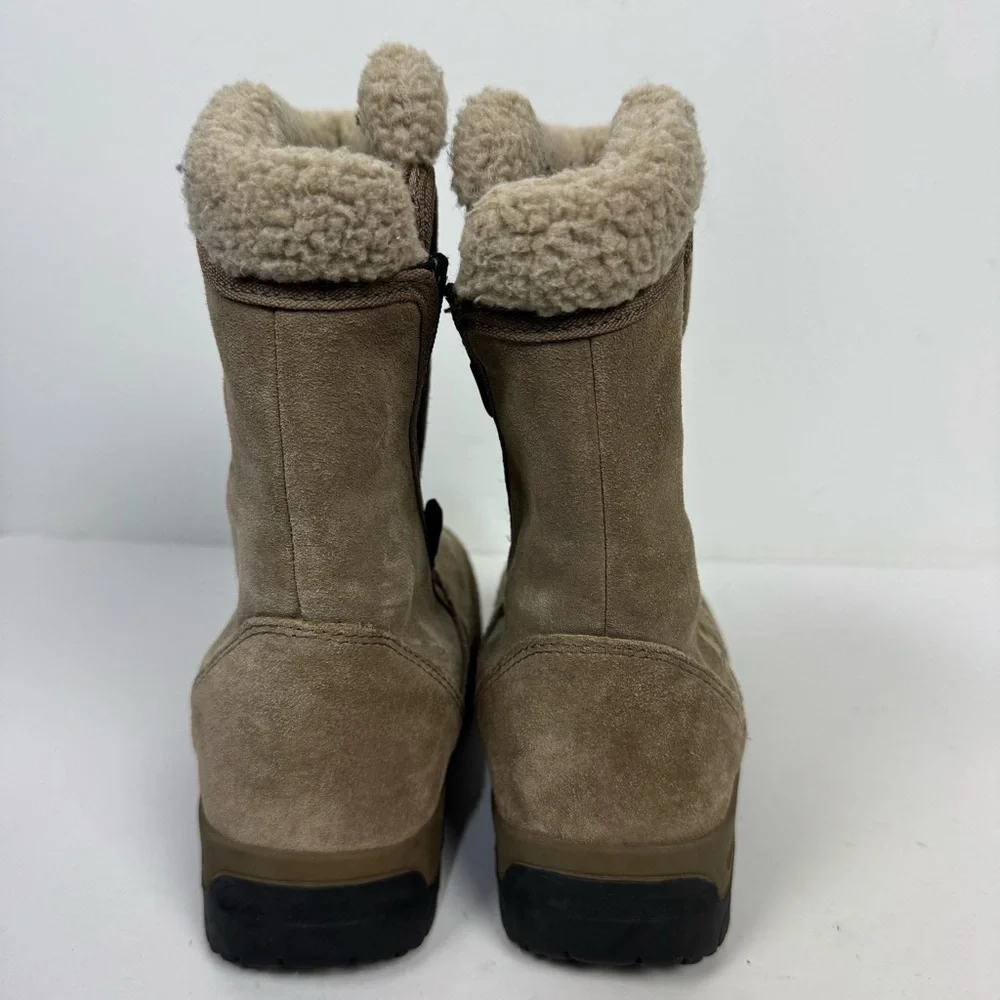 Sorel Waterfall Suede Leather Tan Winter Boots Waterproof Insulated Shoes